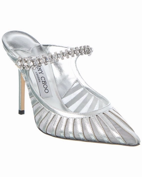 Comfortable Walk Light Footwear Jimmy Choo Bing 65 Mesh & Leather Mule