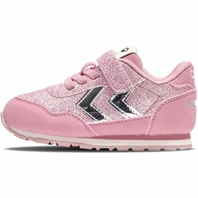 Step Easy Hummel Reflex Glitter Infant Sneakers Zephyr