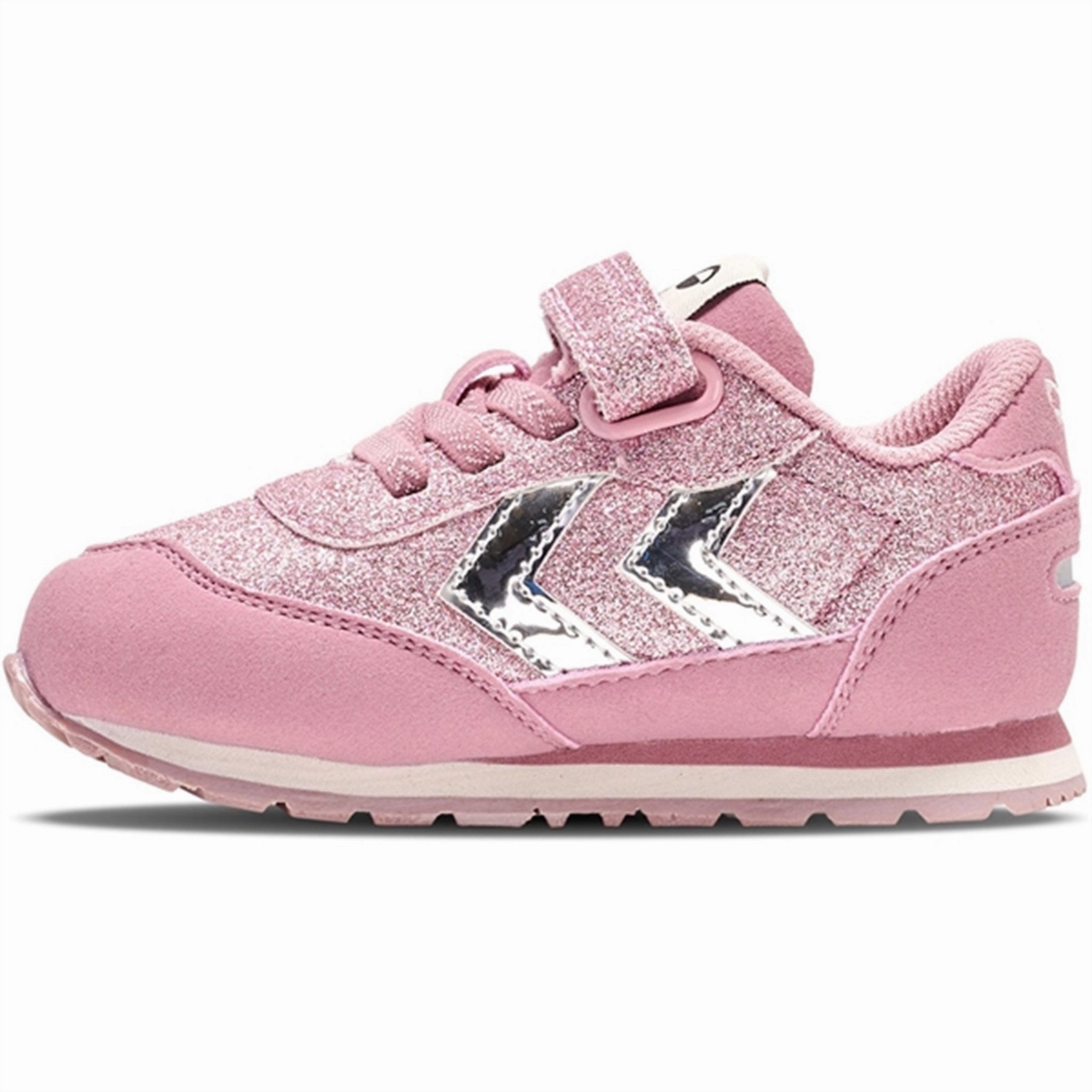 Hummel Reflex Glitter Infant Sneakers Zephyr Moisture Wicking Liner