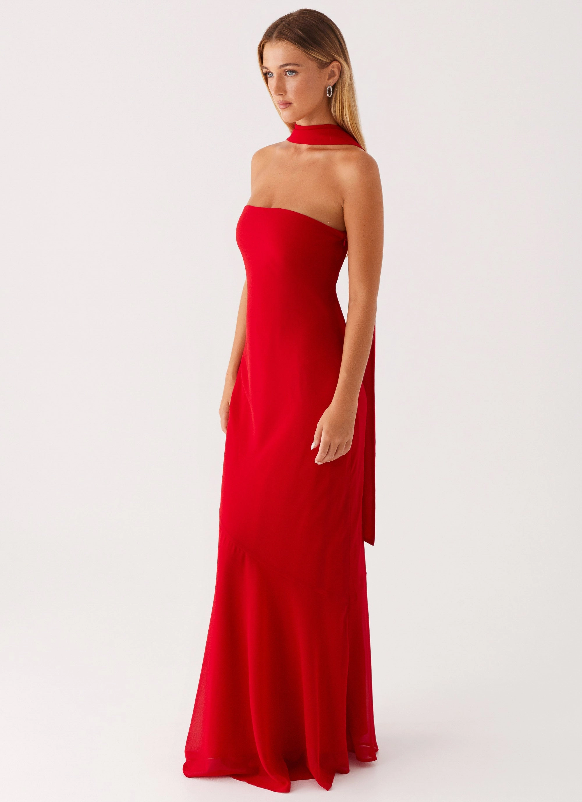 Under The Pagoda Maxi Dress - Red Free Step Comfy Layers