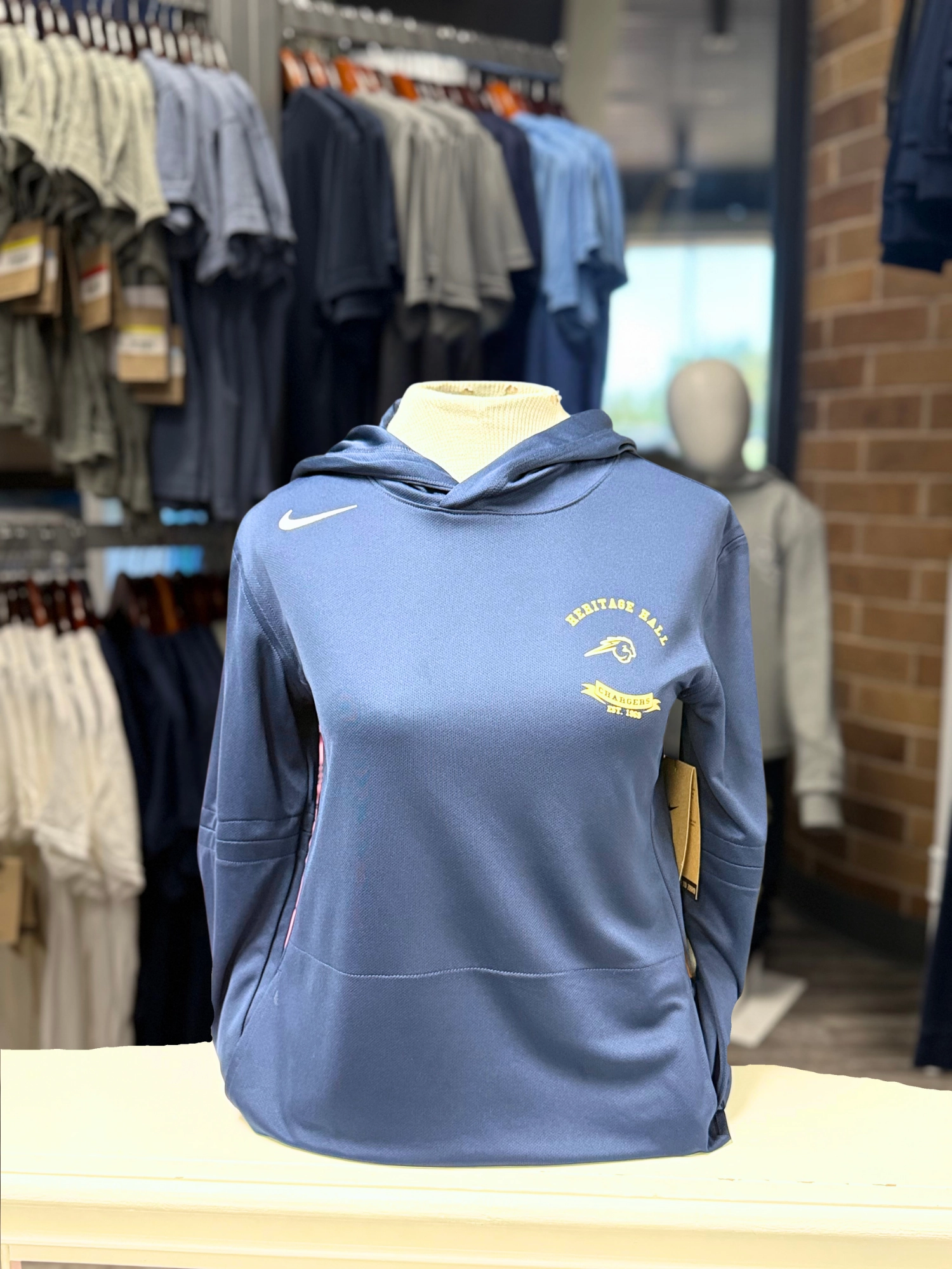 Color fastness Nike Authentic Collection Women's Long Sleeve Hoodie, navy