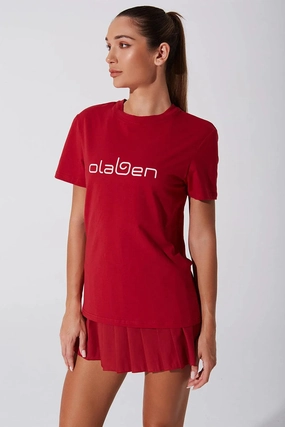 Unisex Olaben Tee - Red Slim Fit Comfort Cool Design