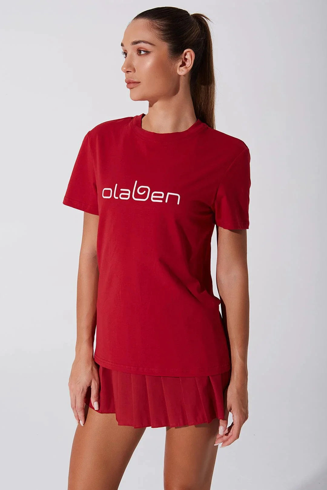 Unisex Olaben Tee - Red Slim Fit Comfort Cool Design