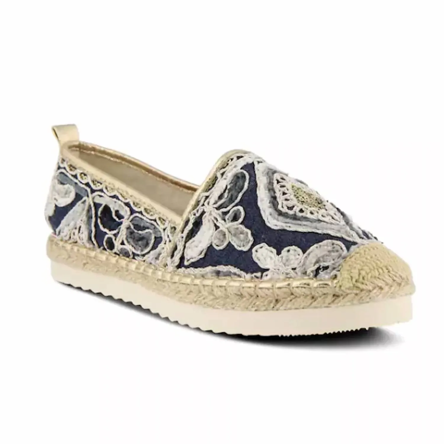 Women's Agleam Sequin Espadrilles Slip On Shoes In Sky Multi Bacterial Growth Prevention Open Toe Shoes