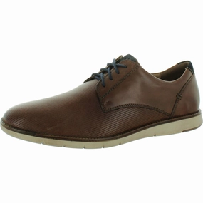 Tyler Mens Leather Lace Up Oxfords Base Comfort Stable Footing