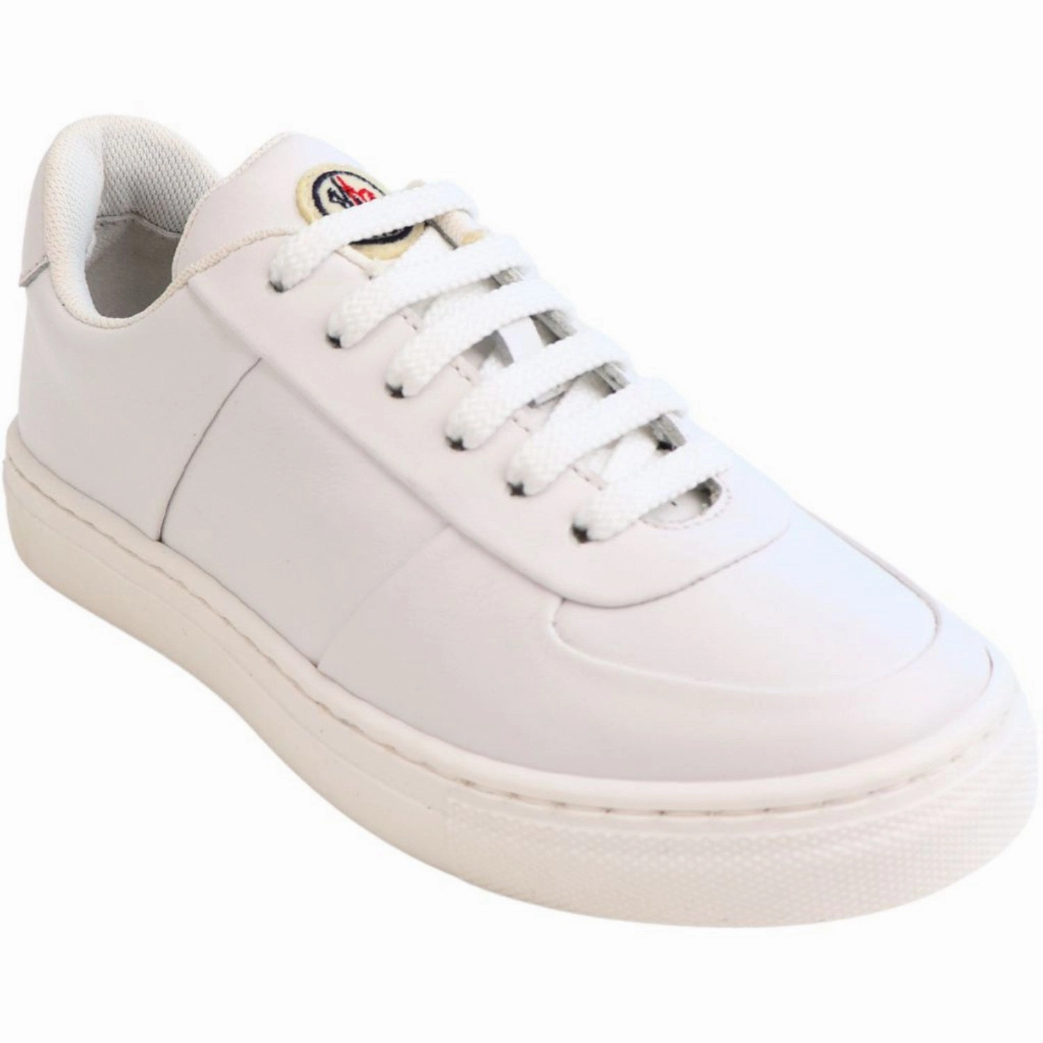 Sleek Comfort Flow Structure Moncler White Sneakers