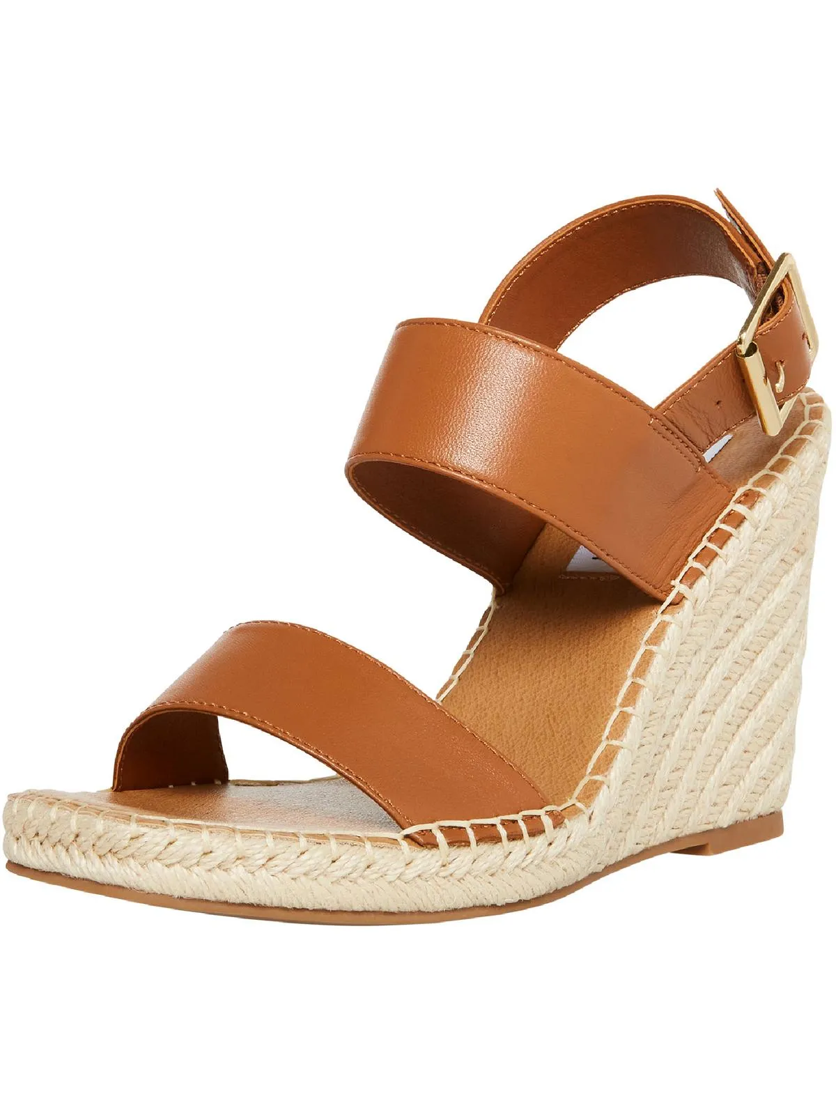 Uri Womens Buckle Espadrilles Wedge Heels Sleek Sandals for Men