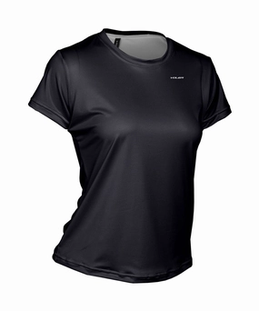 W. ENDURANCE AIR TEE - SOLIDS Fluid Fabric Tight Knit