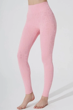 Classic D??ese Fleur Legging 3D - Powder Pink Fitness Training Beginner Level