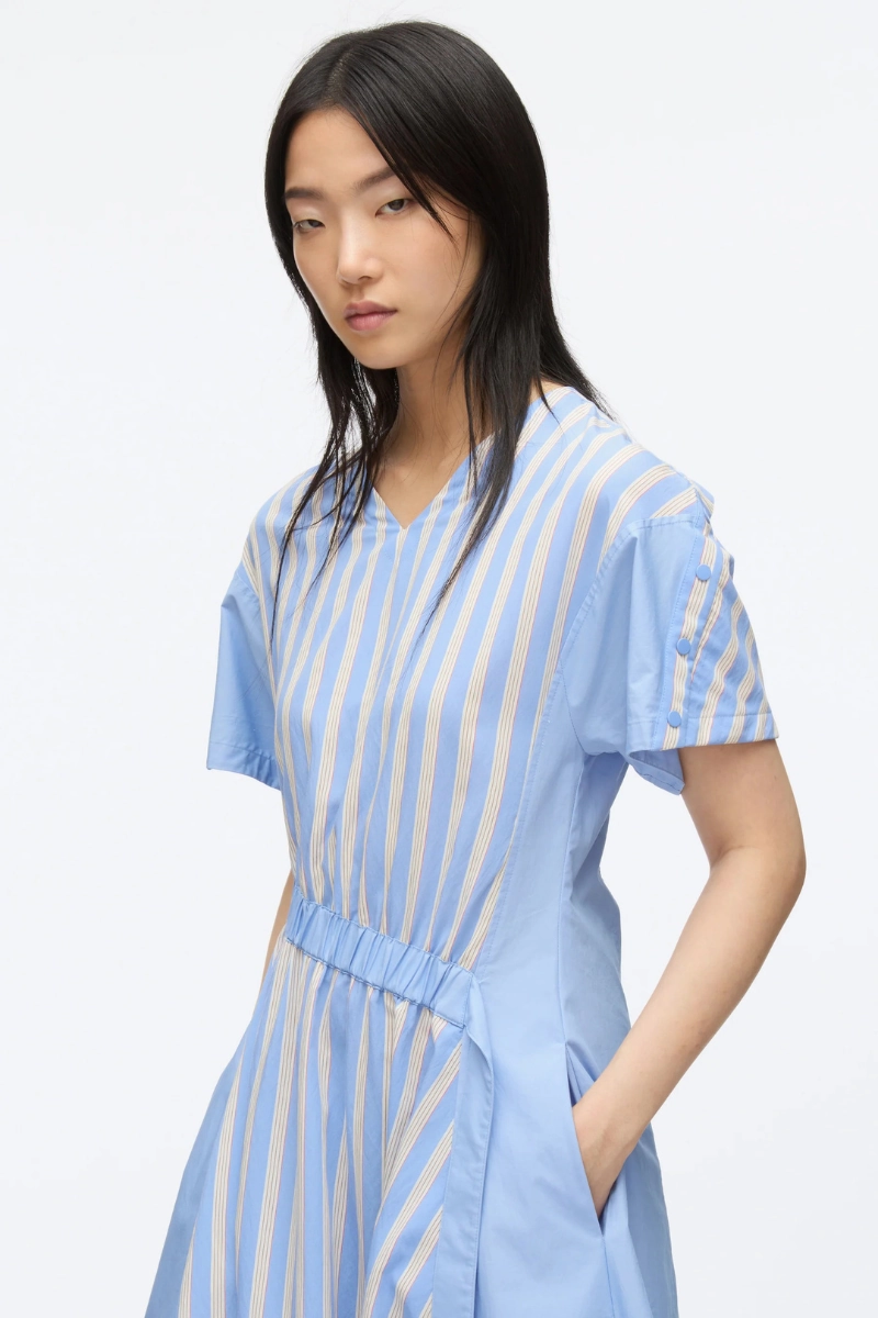 V-Neck Dress Silky Touch