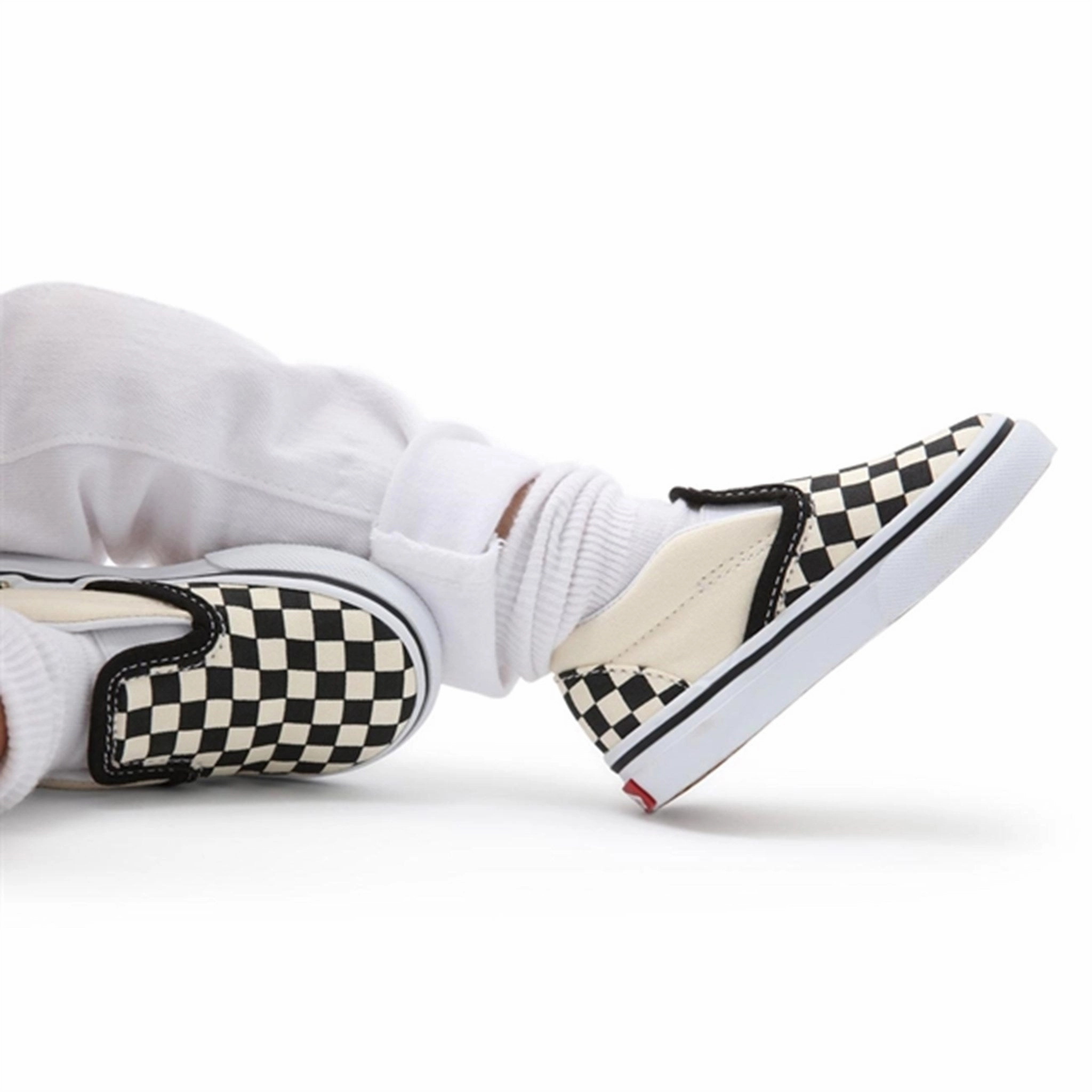 Shock Base VANS Classic Slip-On Black/White Checkerboard Sko