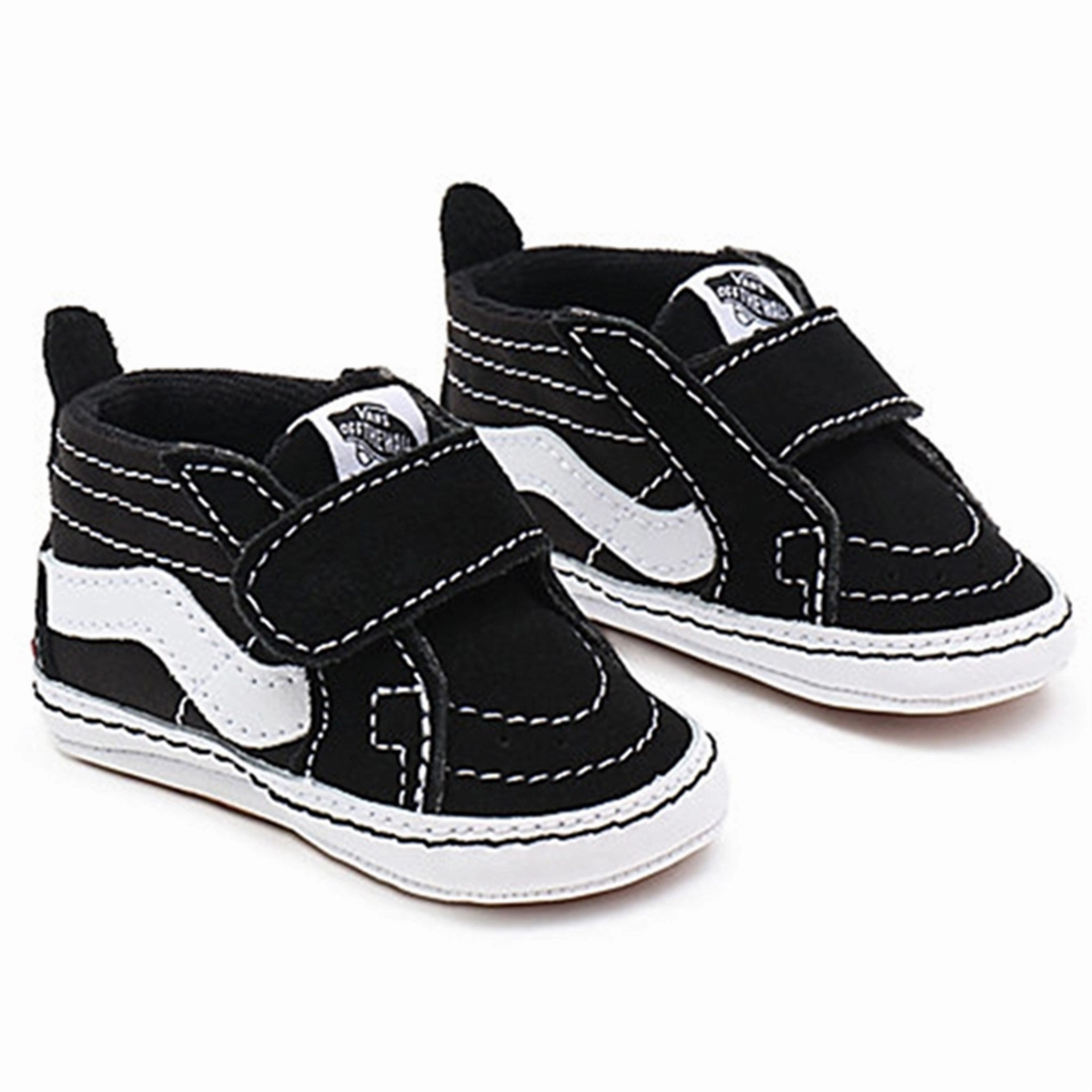 VANS IN SK8-Hi Crib Sneakers Black/True White windproof