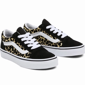 Silent Walk Pressure Dispersion Pods VANS Old Skool Leopard/Black Shoes