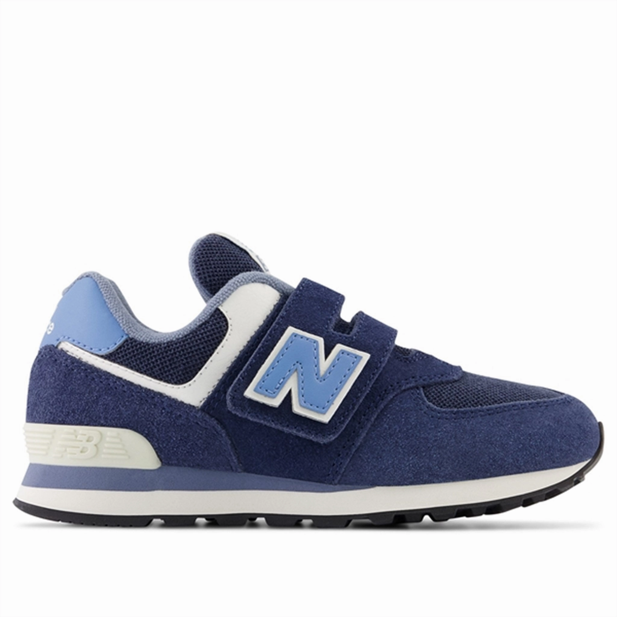 New Balance 574 Navy Sneakers Molded Heel Cup All Day Wear