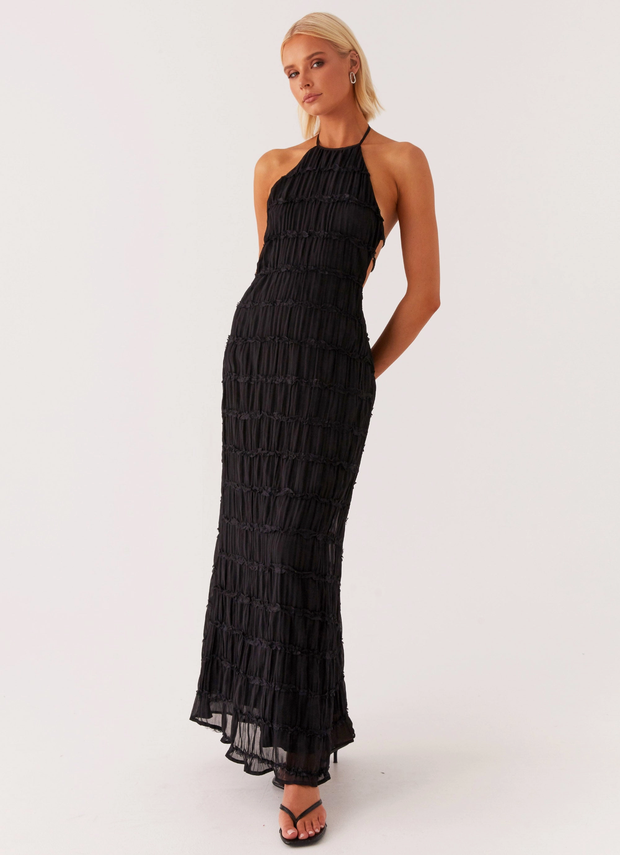 Walkable Flow Aullie Maxi Dress - Black