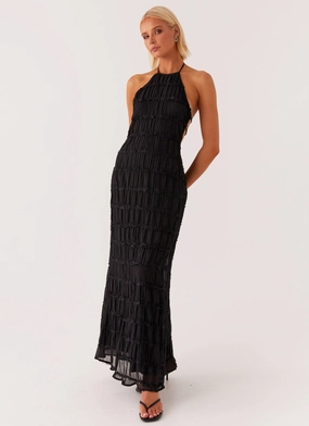 Walkable Flow Aullie Maxi Dress - Black