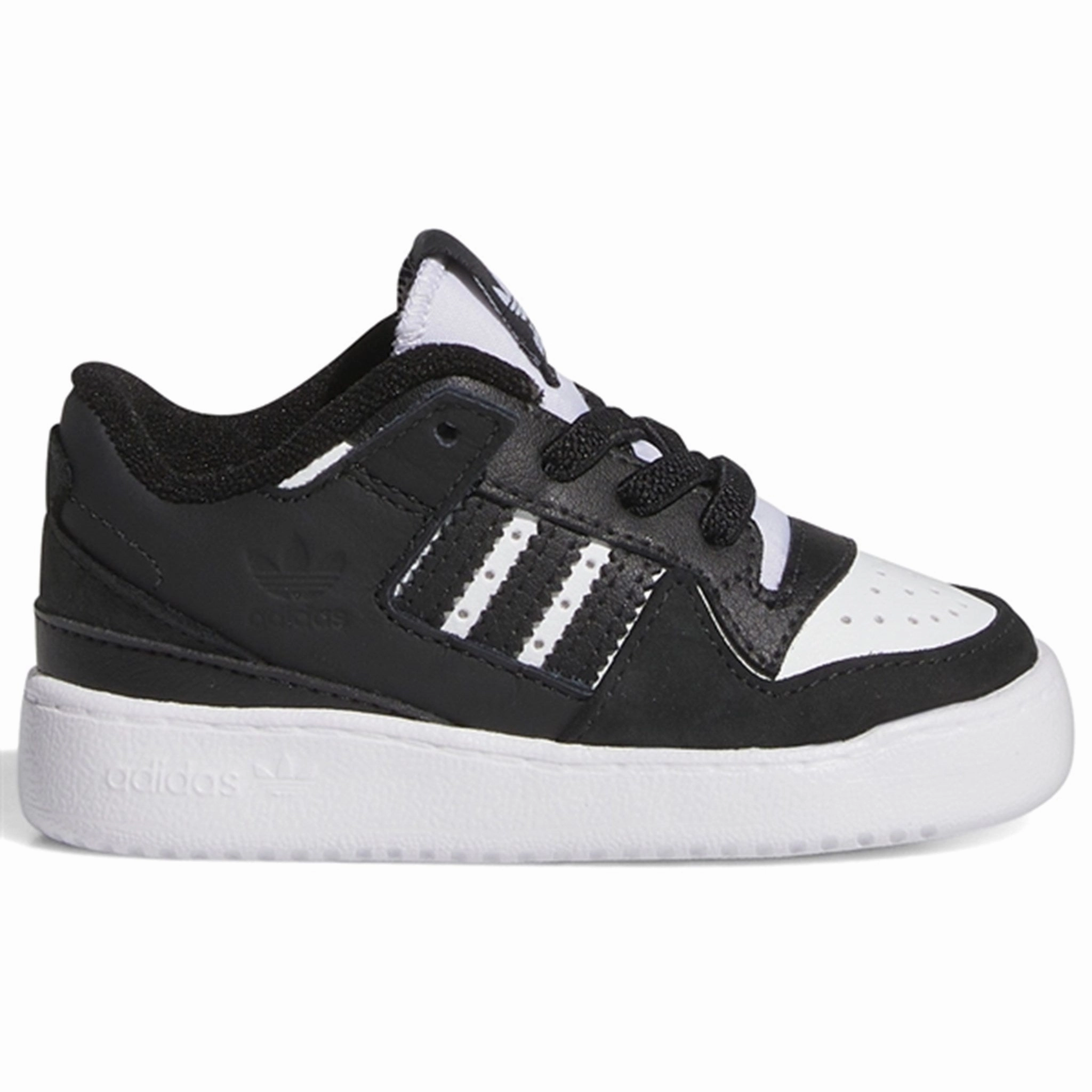 Woven Textile Flexible Traction adidas Basketball Forum Low Sneakers Core Black / White
