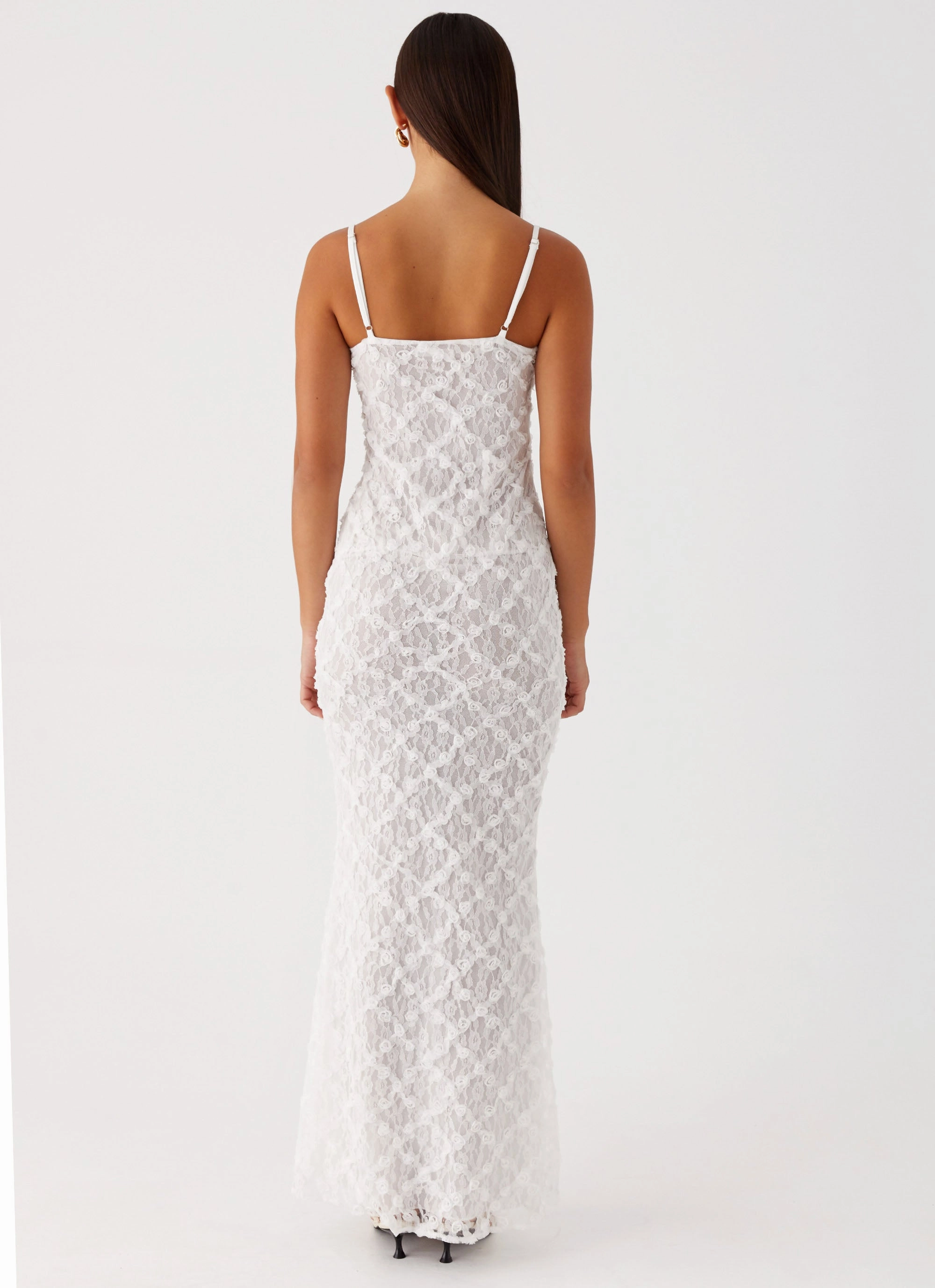 That Girl Maxi Dress - White Flower Grace