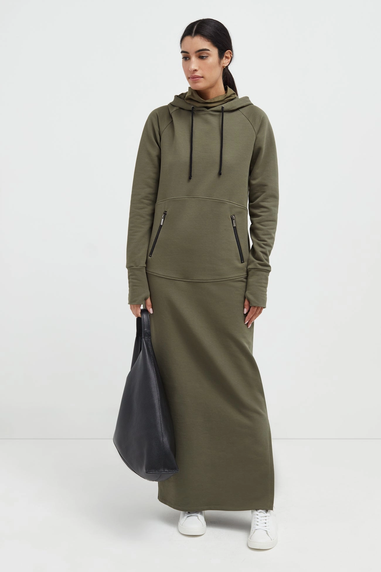 Petite Elba Sweatshirt Dress Elegant Layers