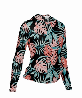 W. ENDURANCE AIR SUN HOODIE - LOTO BLANCO Biodegradable Synthetic Fibers