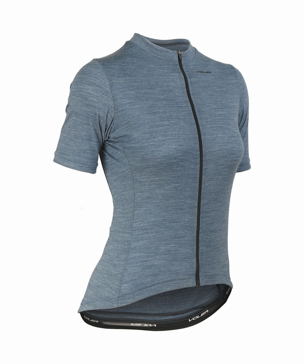W. LIGHTWEIGHT MERINO JERSEY - SLATE HEATHER Hypoallergenic fabric Sweat Control