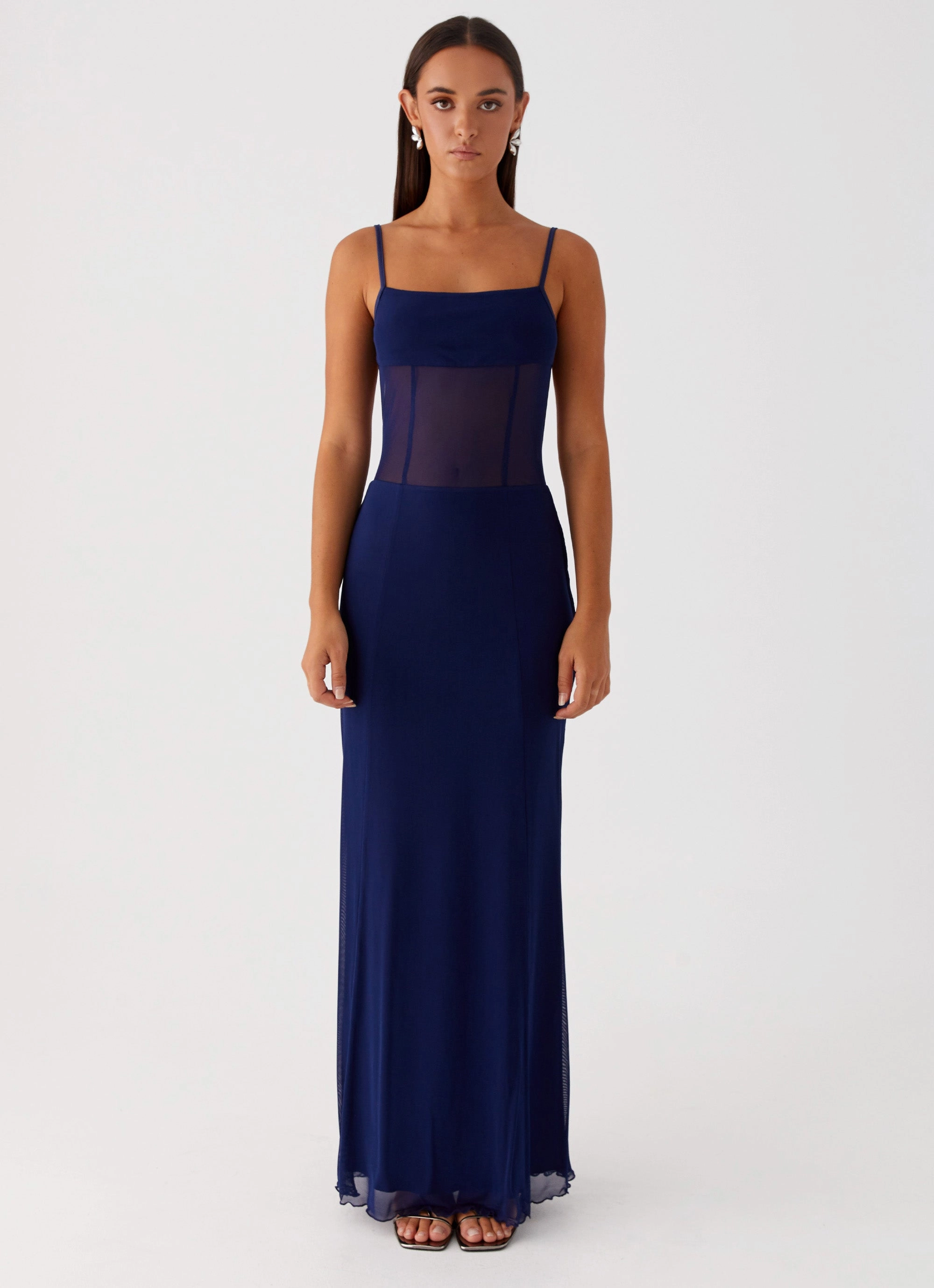 Relaxed and stylish Luxe Fit Miranda Maxi Dress - Navy