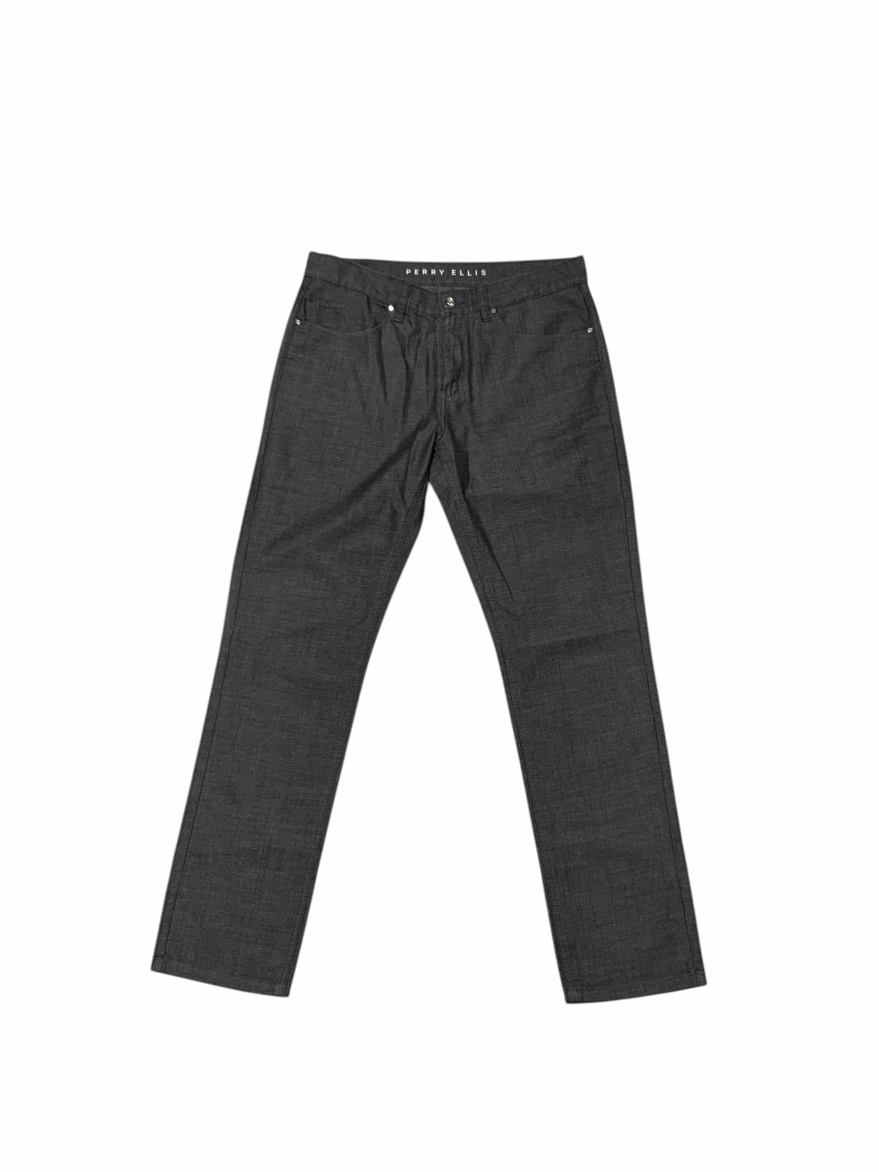 Perry Ellis Men's Pants Grey 33x32 Thermal Lining Ultra Stretch