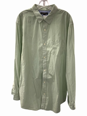 Wardrobe Essential Banana Republic Men's Shirt Green 2X Tall