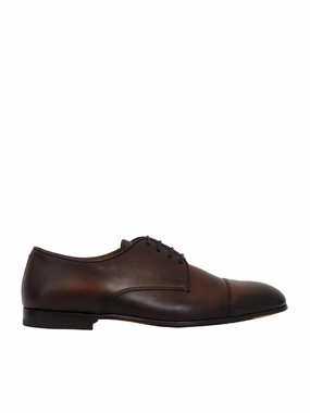 Classic Cap Toe Derby Shoes Quiet Mode Low Rise