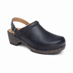 Women's Beckie Cork Clog In Black Customizable