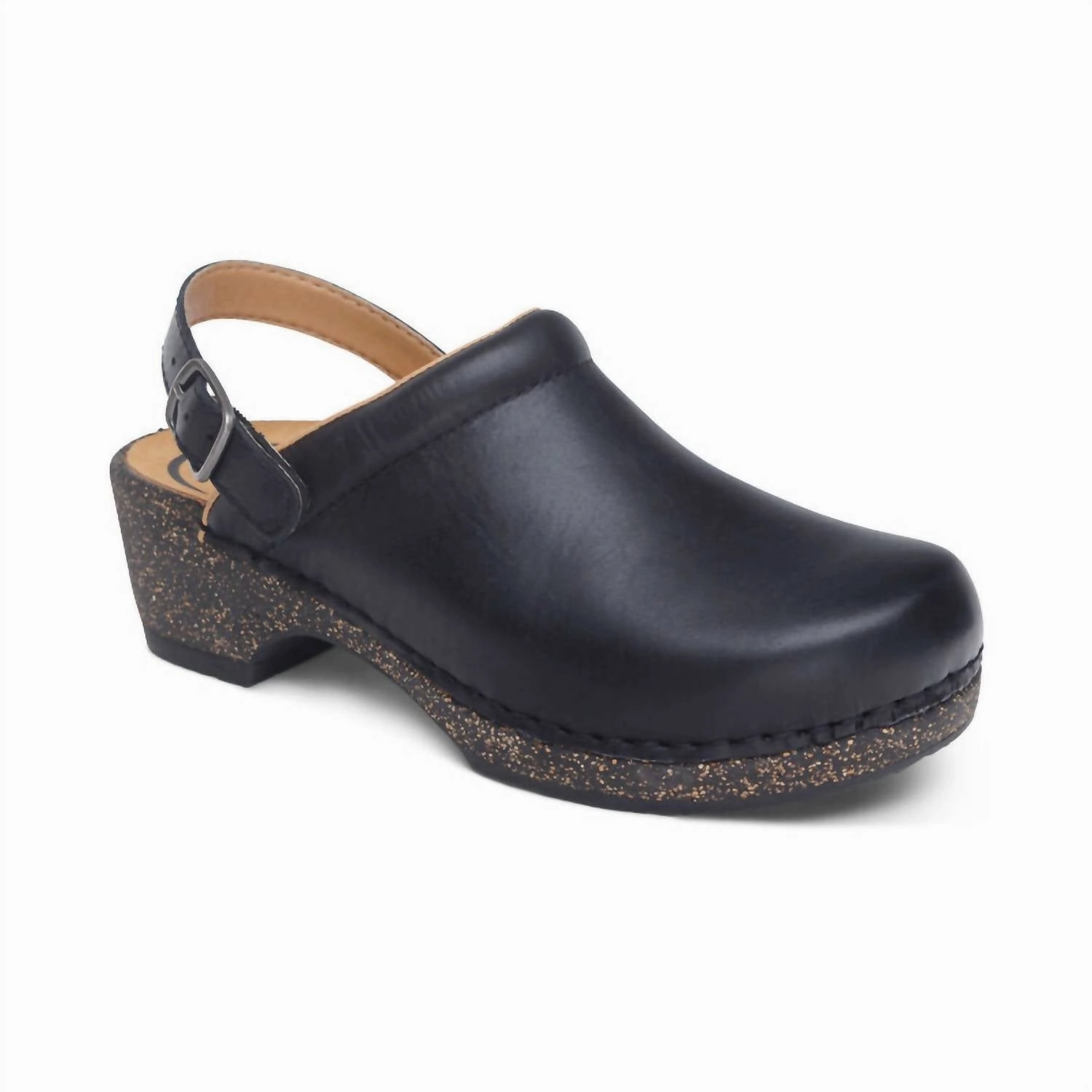 Women's Beckie Cork Clog In Black Customizable