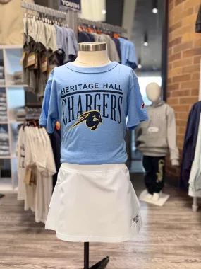 Youth League T-Shirt, blue, Heritage Hall line over Chargers Fashion Essential