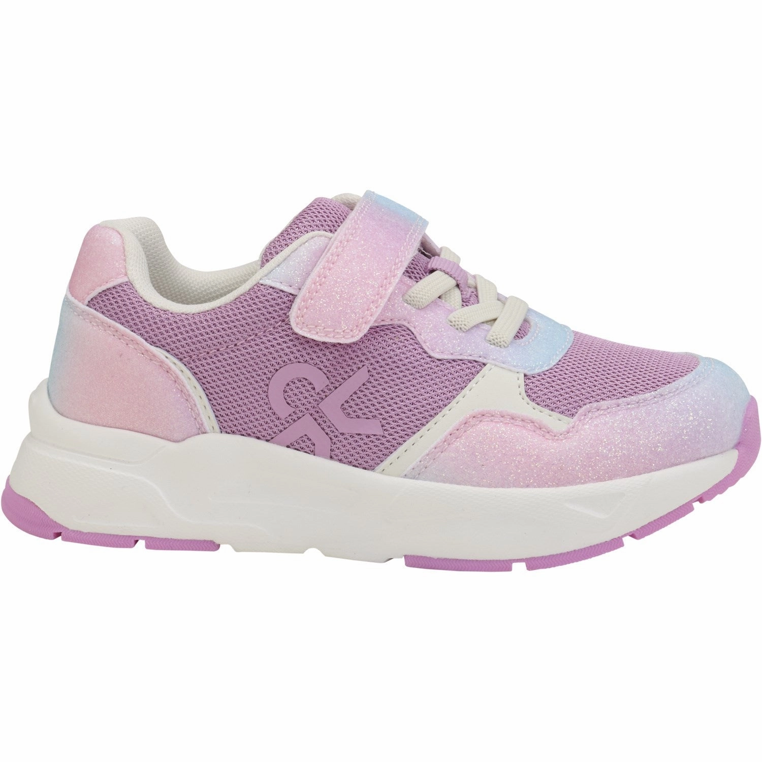 Traction Lug Configuration Ventilation Ports Color Kids Orchid Shoes W. Velcro