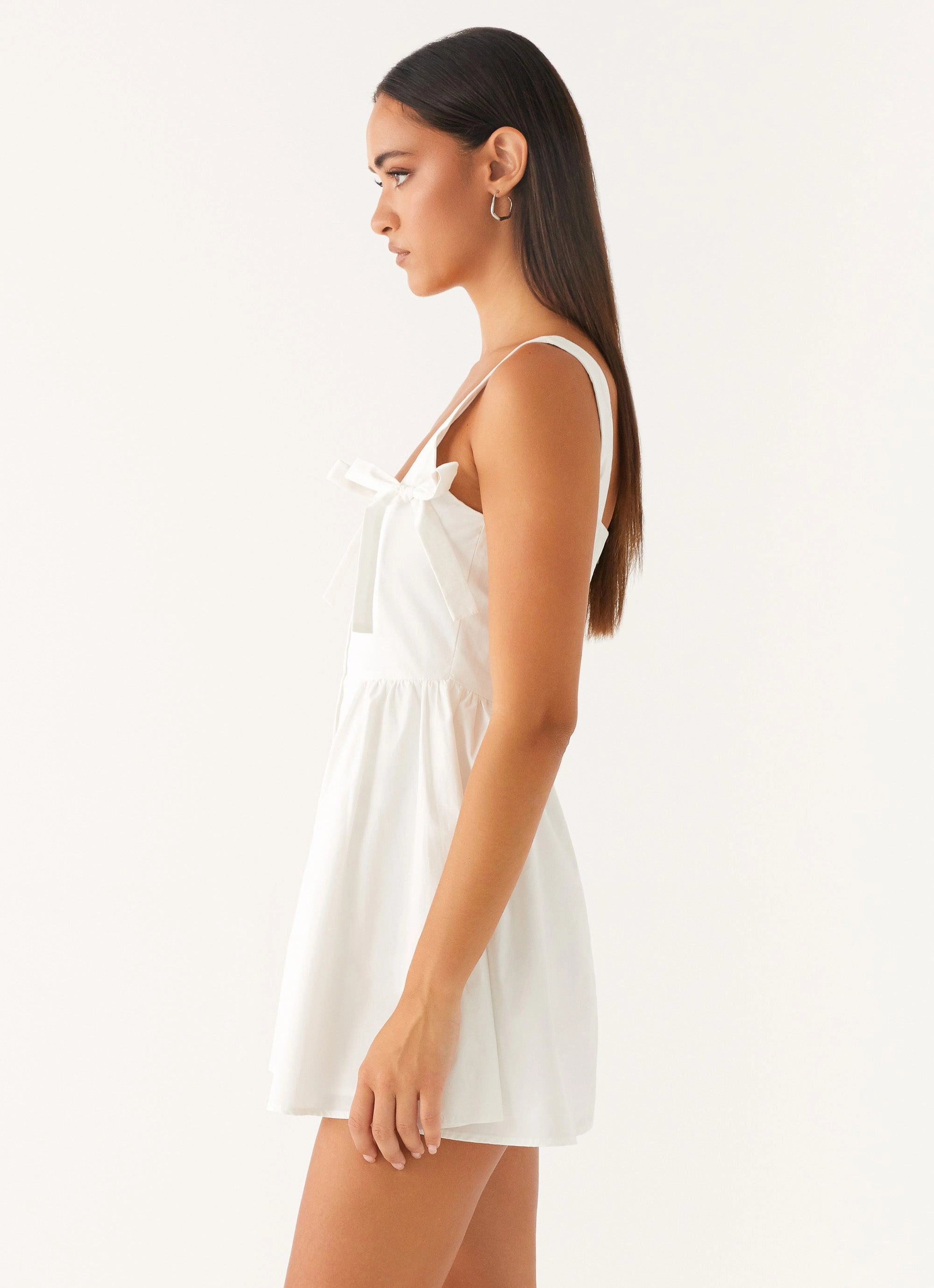 Minimal Comfort Unconditional Mini Dress - White