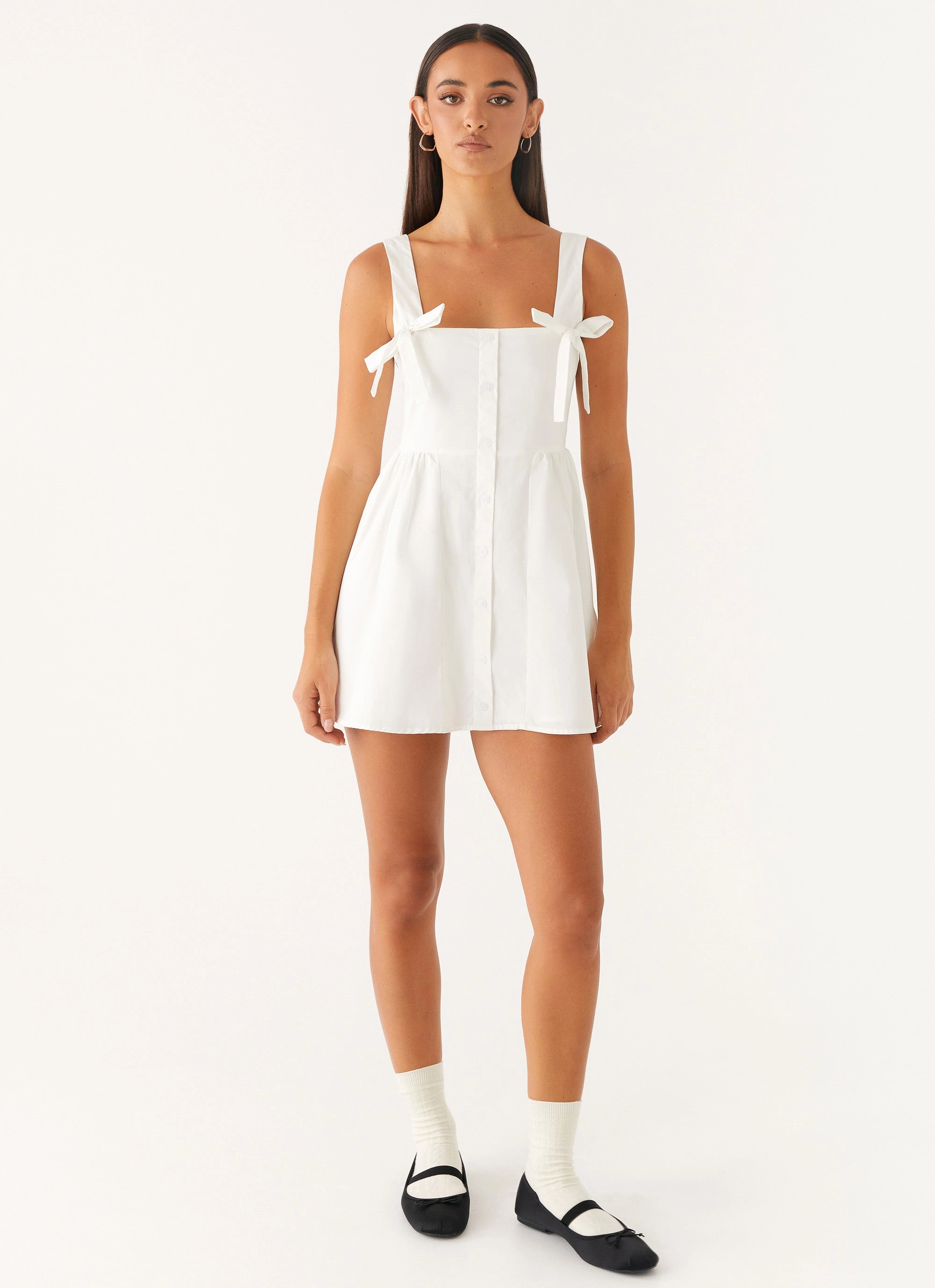 All-Purpose Wear Unconditional Mini Dress - White