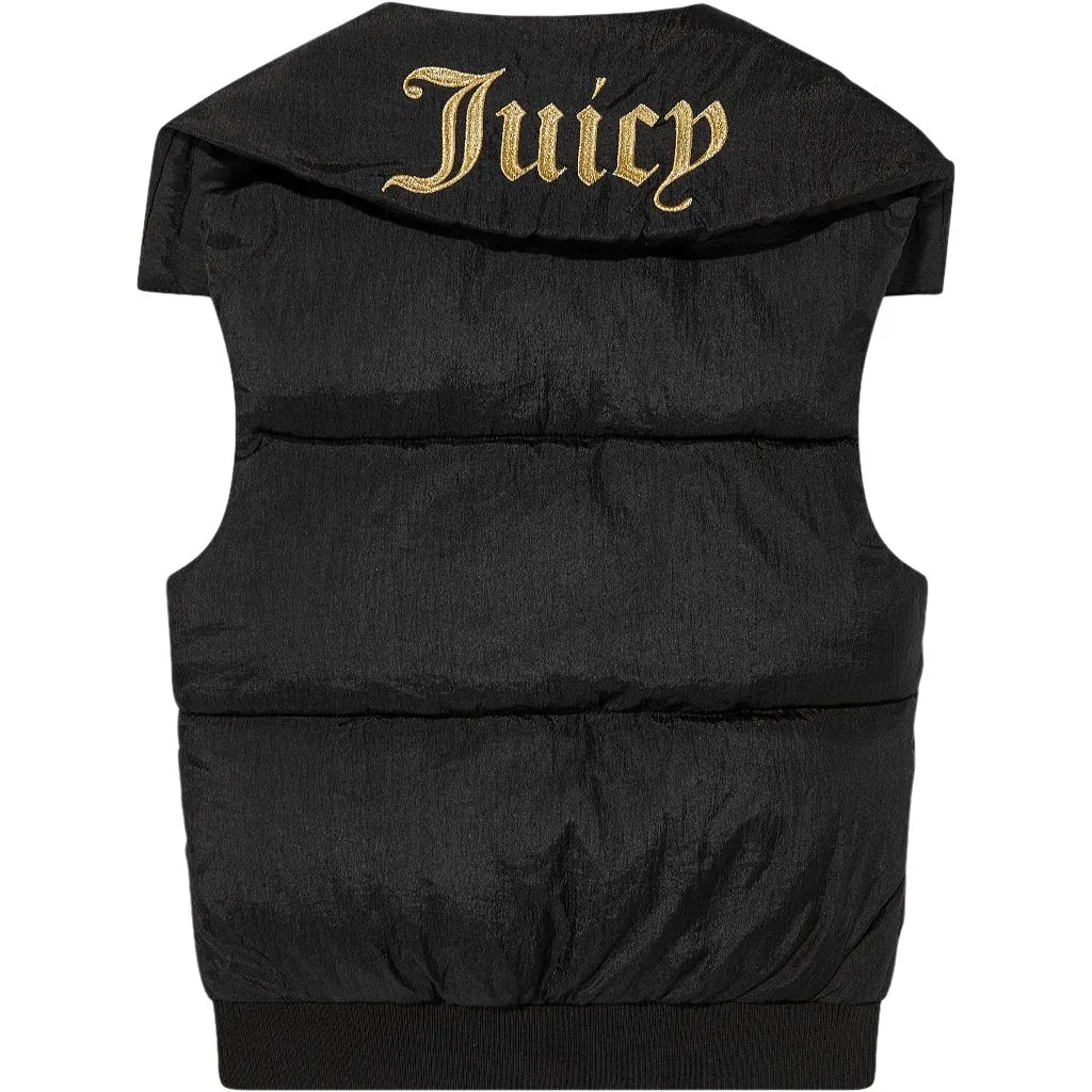 Juicy Couture Diamante Collar Gilet Junior Hiking Style suitable for outdoor adventures