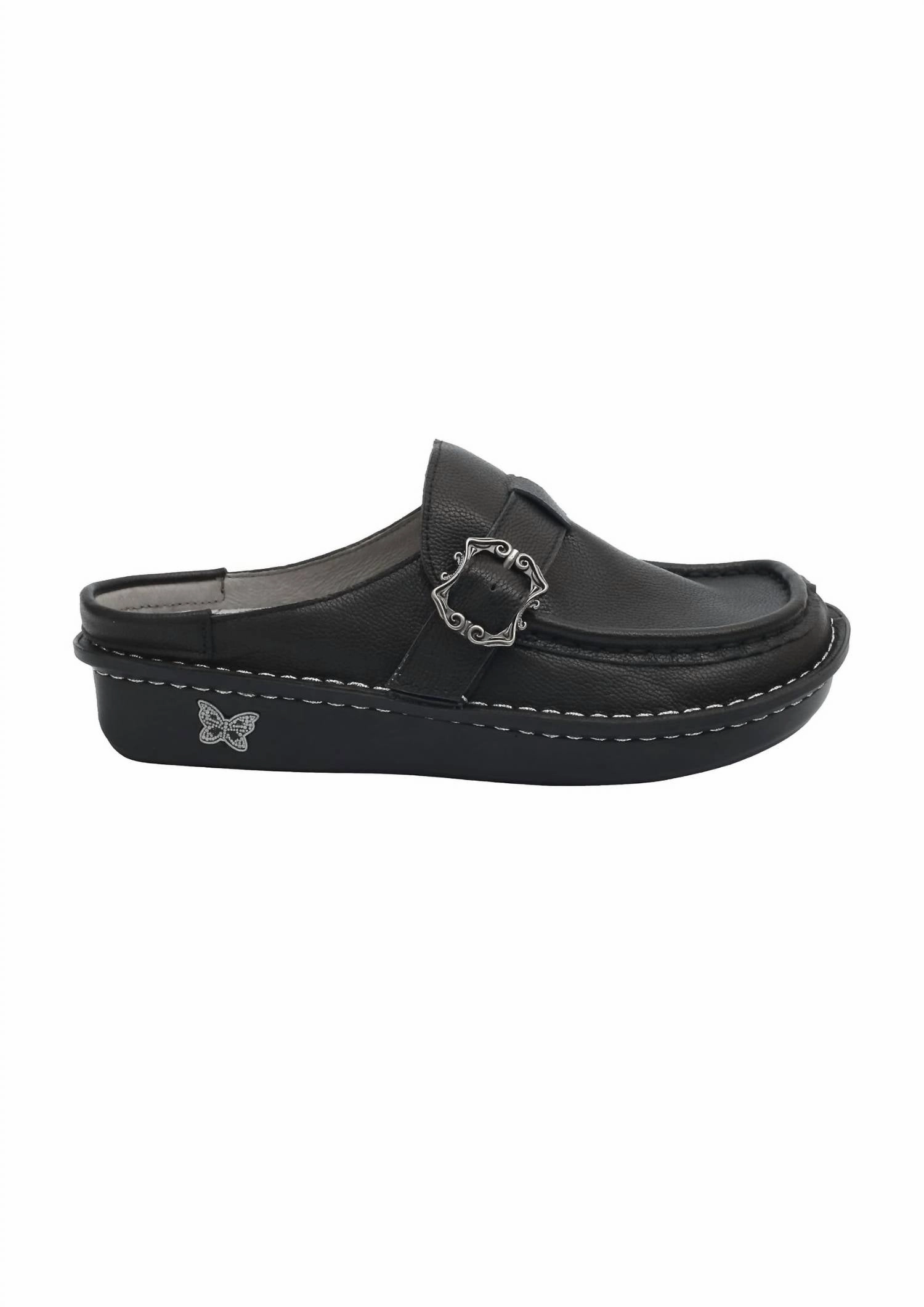 Water-resistant Comfortable Design Features Women's Brigid Slip-On Open Back Clog In Black