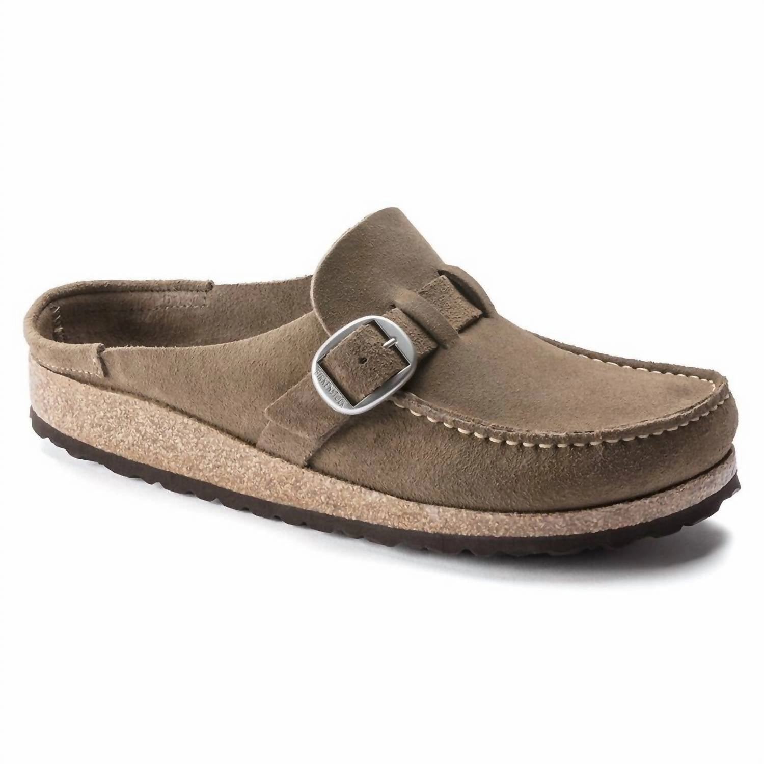 Women's Buckley Regular In Gray Taupe Suede Slip On Comfort