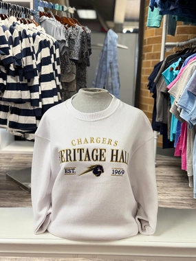 Women's Chicka-d Sunset Sweatshirt, white Cozy All Season Lightweight Wear