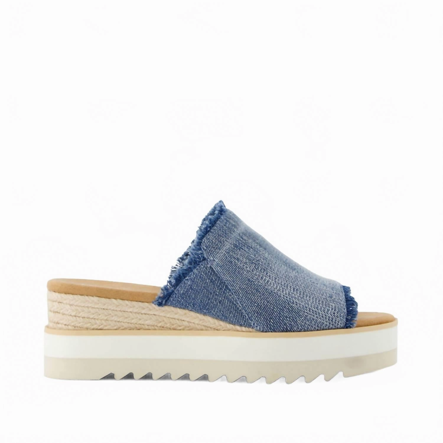 Women's Diana Mule Sandal In Dark Sky Airy Comfort Quick Beach Shoes