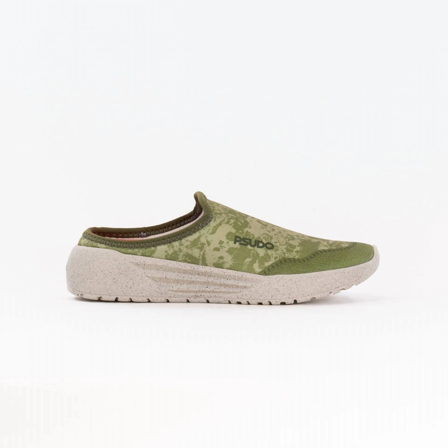 Women's Dune Mule Shoes In Olive Leaf Sweat Wicking