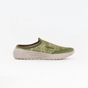 Sporty Look Women's Dune Mule Shoes In Olive Leaf