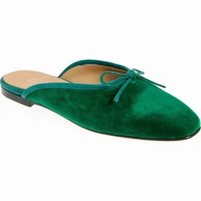 Women's Joy Mule In Emerald Velvet Cost effective