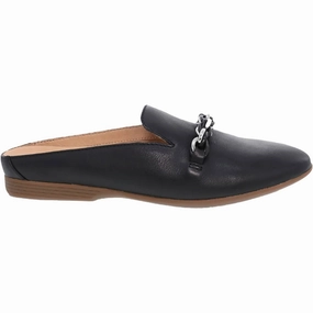 ShockAbsorbing Reinforced toe cap Women's Leora Nappa Leather Flats In Black