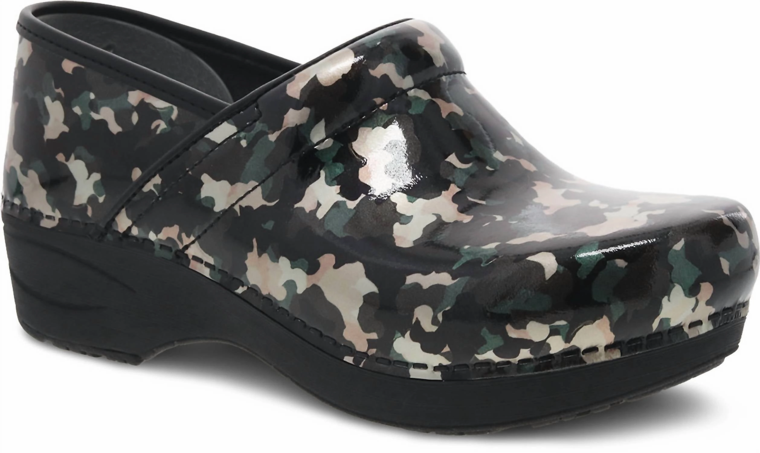 Comfort Arch Cushion Quick Slip-On Sandals Women's Professional Clog In Camo Suede
