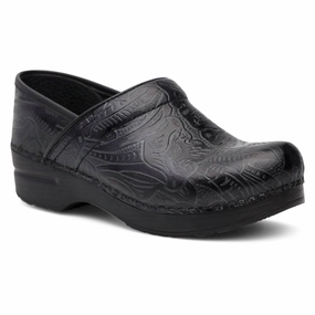 Elastic laces Versatile Design Women's Professional Wide Clog In Black Tooled