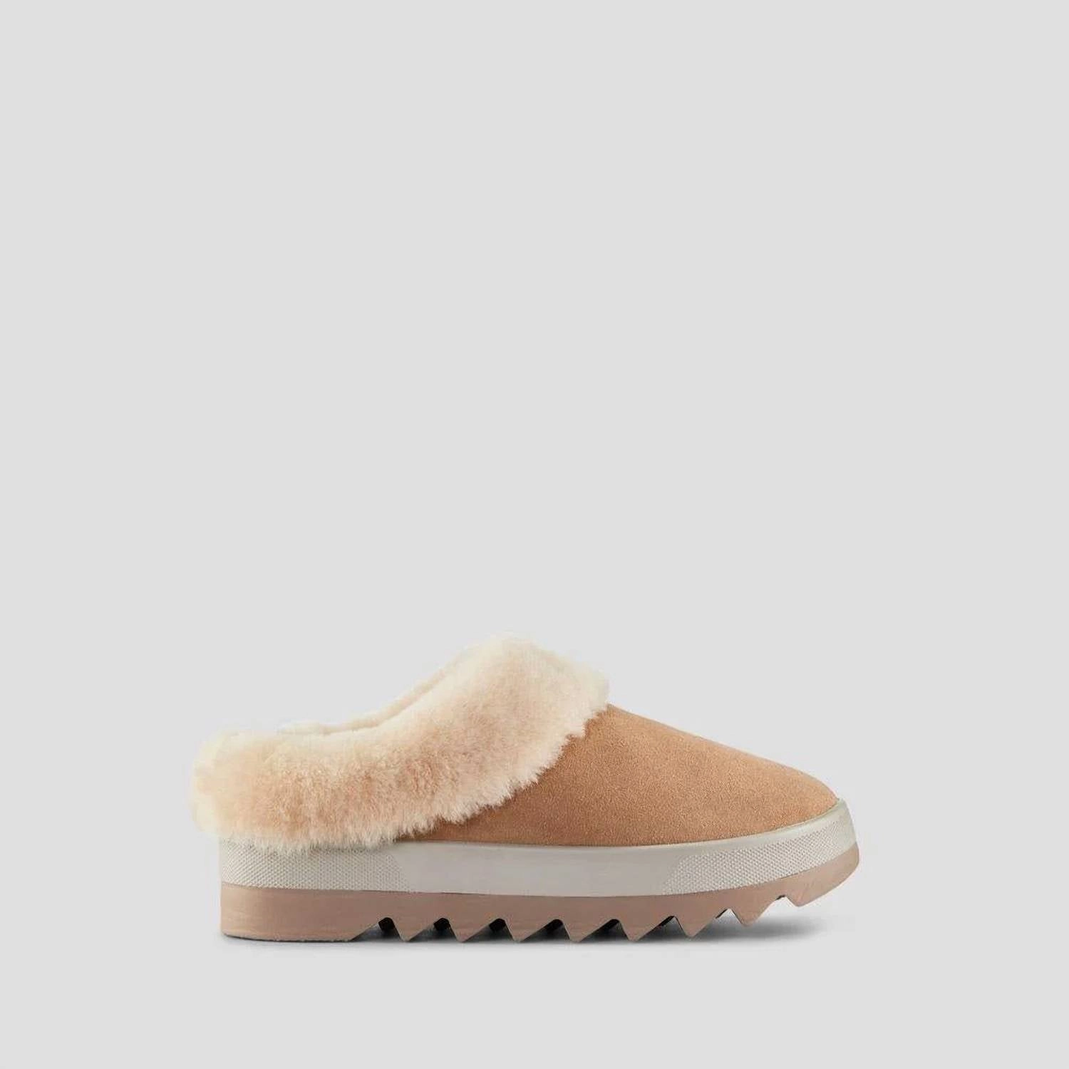 synthetic material Women's Pronya Shearling Mule In Camel