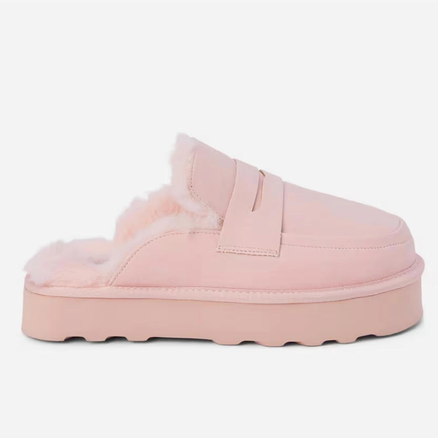 Quick Access Sturdy Backing Women's Slip On Mule In Rose