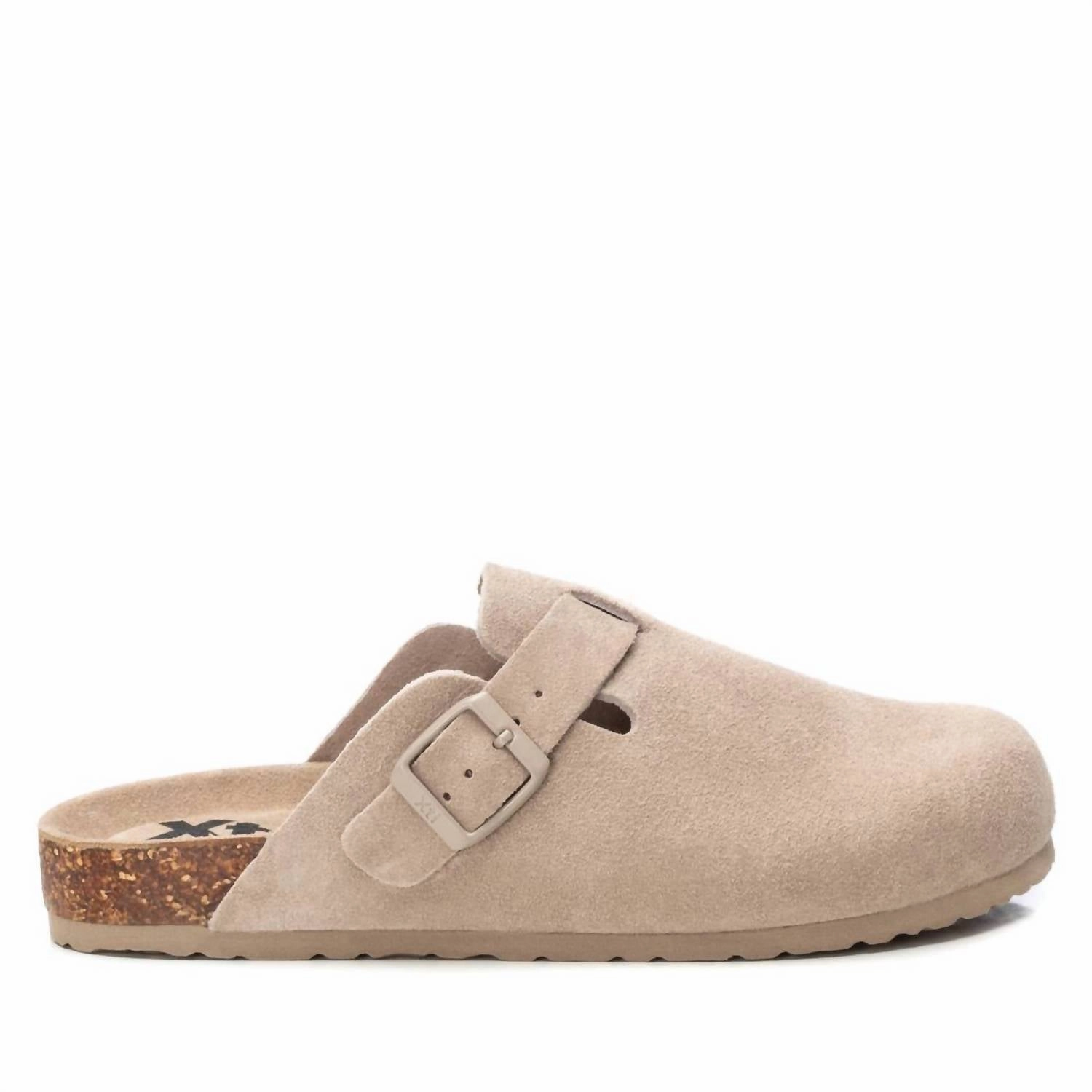 EnergyReturn beach casual Women's Suede Clogs In Beige