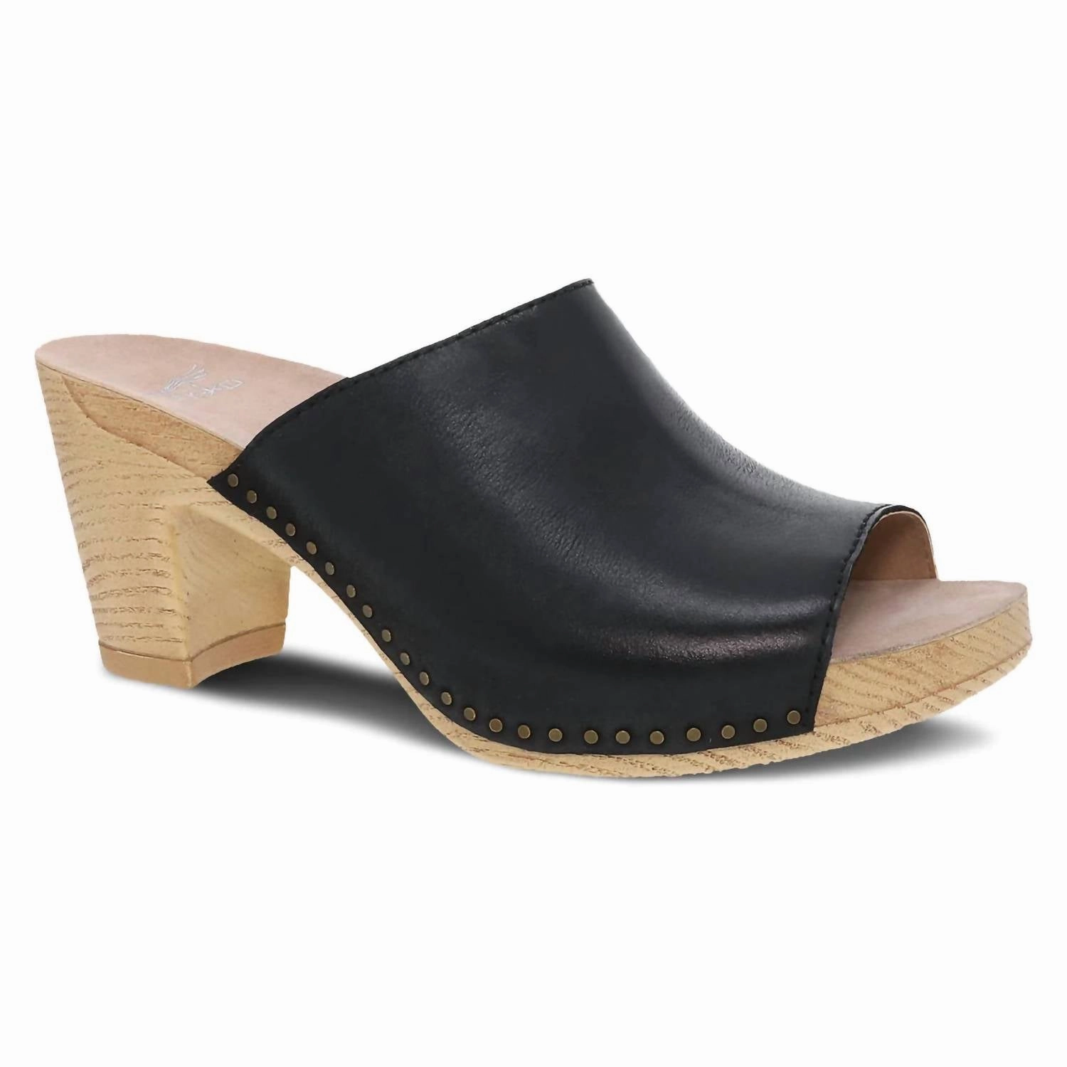 Durable Build Women's Tandi Summer Slip-On Heeled Mule In Black